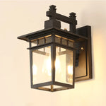 Outdoor Wall Light Adjustable Head IP44 Weather-Resistant Aluminum & Glass