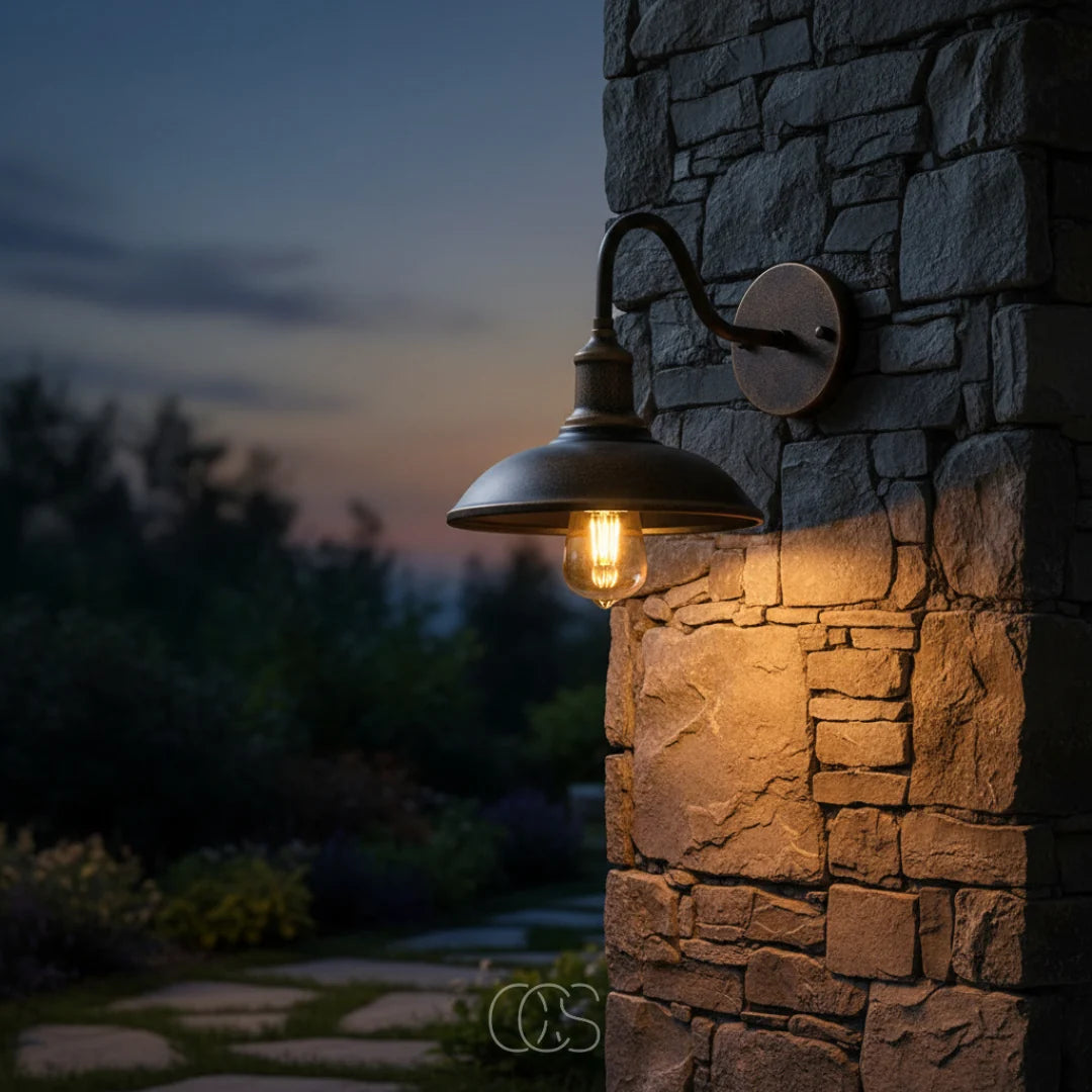 Outdoor Wall Light Bronze Aluminum IP65 Waterproof