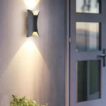 Outdoor Wall Light Curved LED IP65 Weather-Resistant