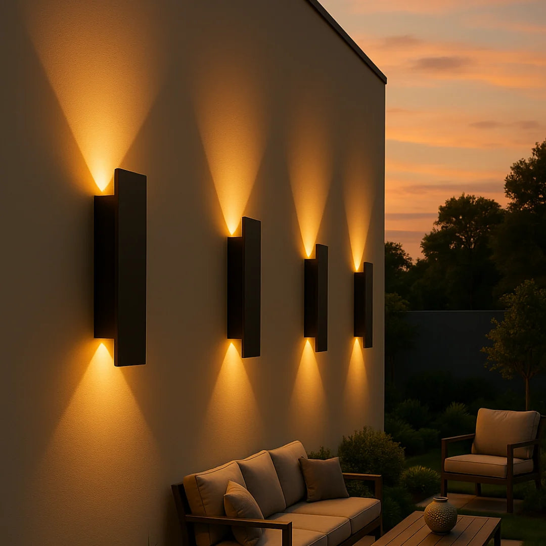 Outdoor Wall Light LED Aluminum IP65 Weather-Resistant