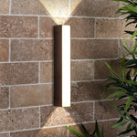 Outdoor Wall Sconce Up & Down LED Weather-Resistant Matte Black