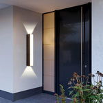 Outdoor Wall Sconce Up & Down LED Weather-Resistant Matte Black