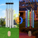 Outdoor Wind Chime Solar-Powered LED Color-Changing