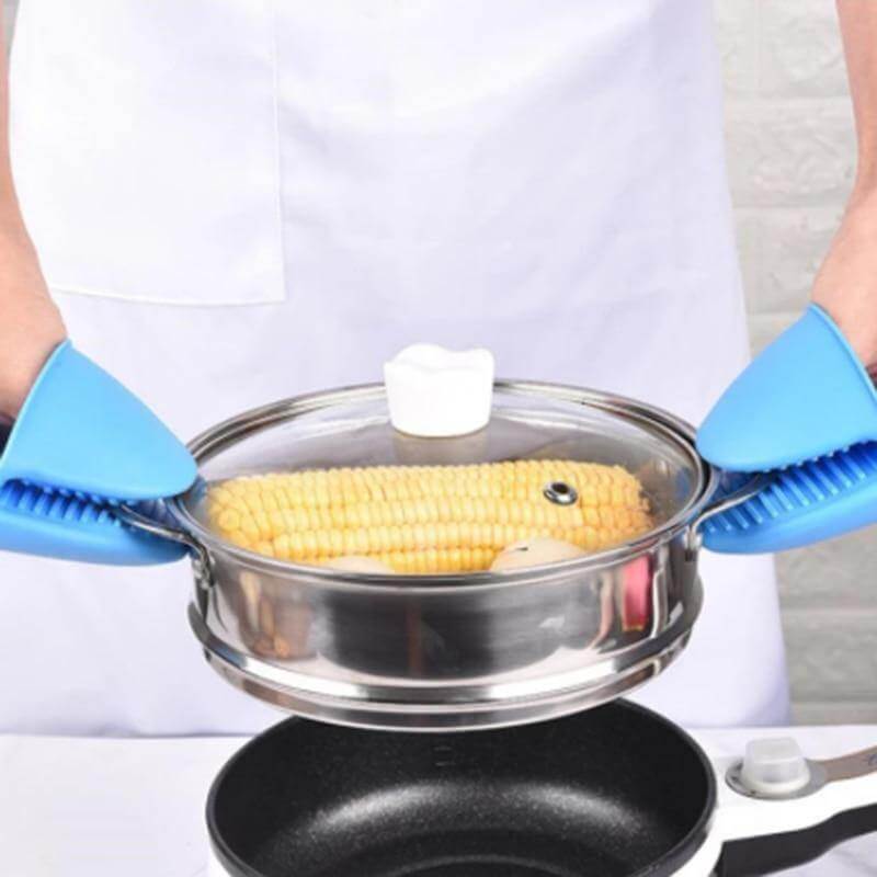 Oven Glove Heat-Resistant Silicone Flexible & Reusable