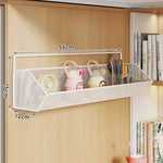 Over Cabinet Storage Basket Ventilated Metal Mesh Drill-Free Hang-On Organizer