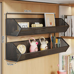 Over Cabinet Storage Basket Ventilated Metal Mesh Drill-Free Hang-On Organizer