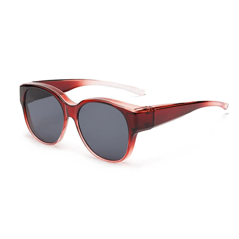 Over-Glasses Sunglasses Polarized UV400 Cat-Eye Frame