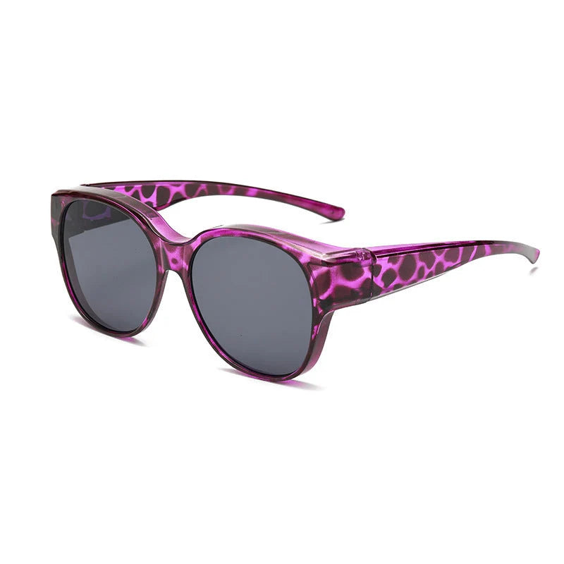 Over-Glasses Sunglasses Polarized UV400 Cat-Eye Frame