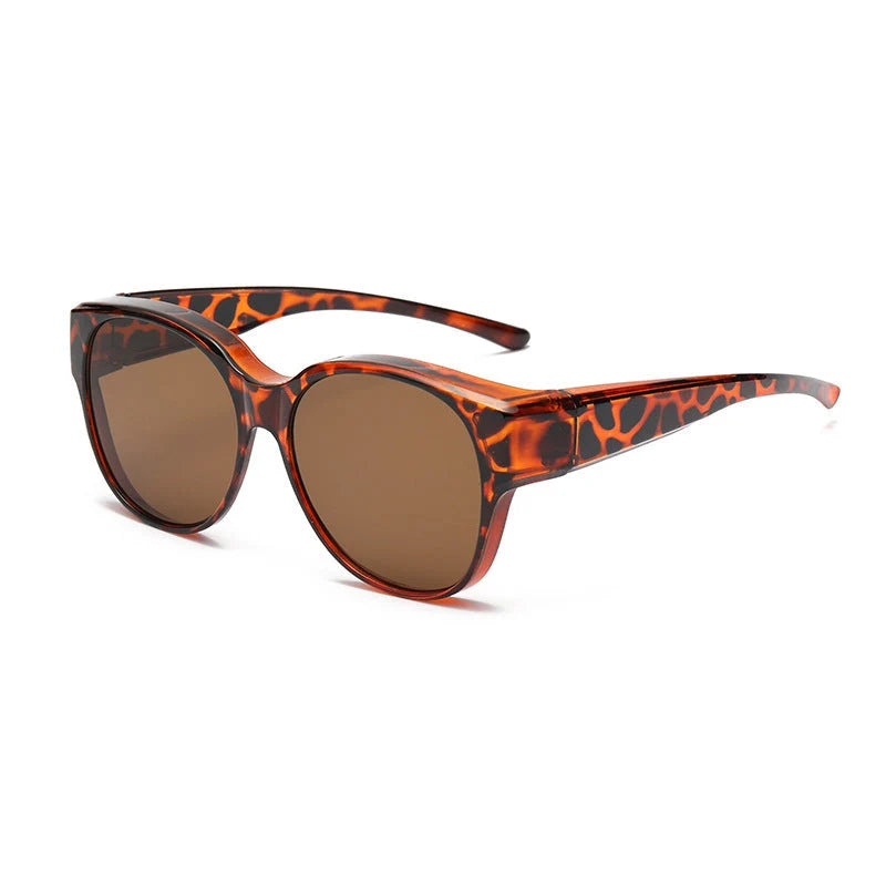 Over-Glasses Sunglasses Polarized UV400 Cat-Eye Frame