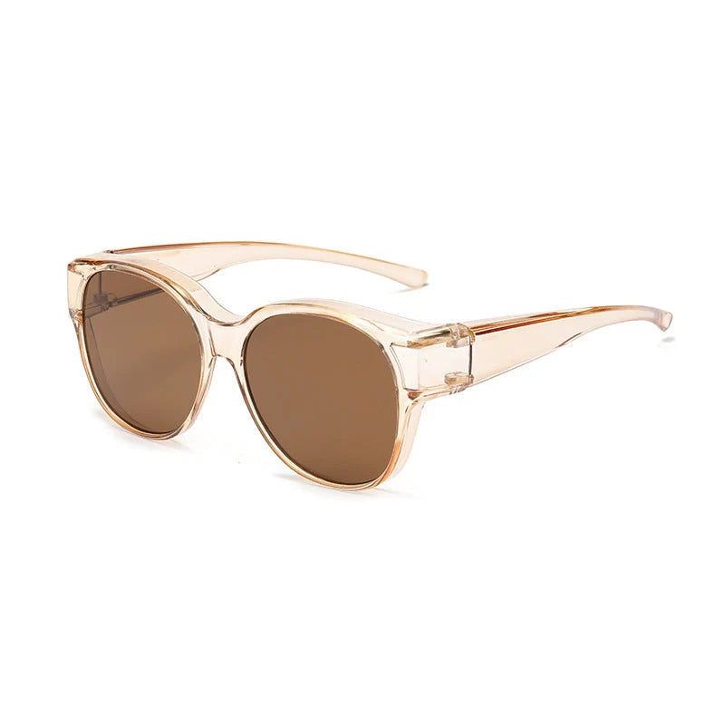 Over-Glasses Sunglasses Polarized UV400 Cat-Eye Frame