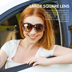 Over-Glasses Sunglasses Polarized UV400 Cat-Eye Frame