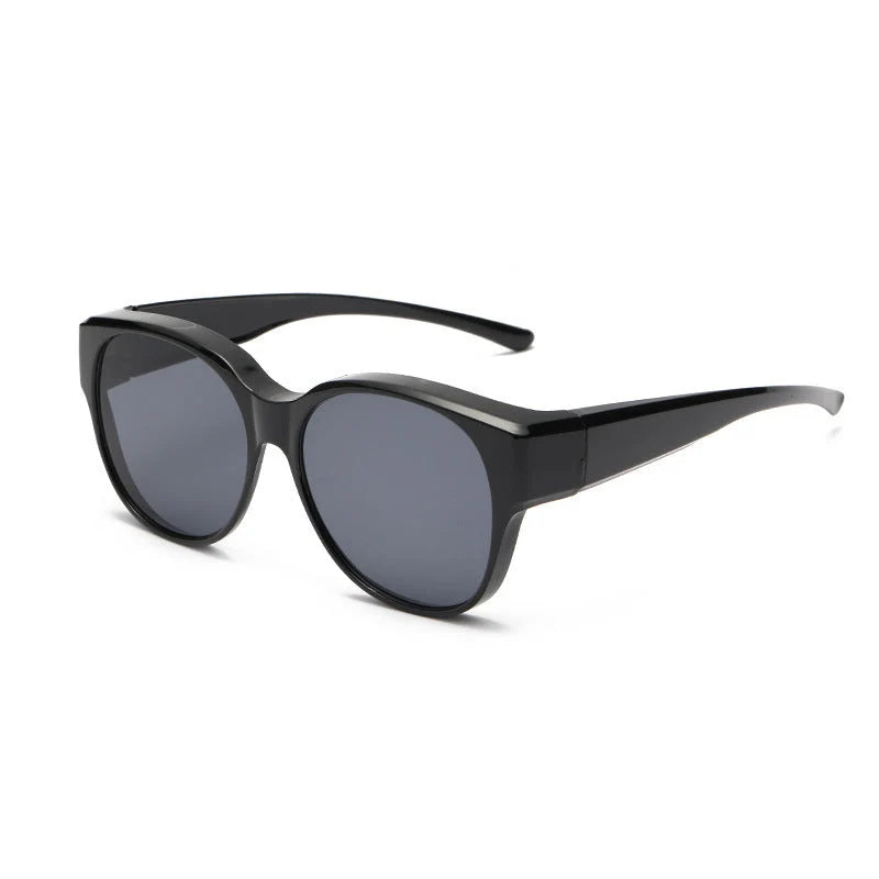 Over-Glasses Sunglasses Polarized UV400 Cat-Eye Frame