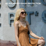 Over-Glasses Sunglasses Polarized UV400 Cat-Eye Frame