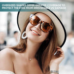 Over-Glasses Sunglasses Polarized UV400 Cat-Eye Frame