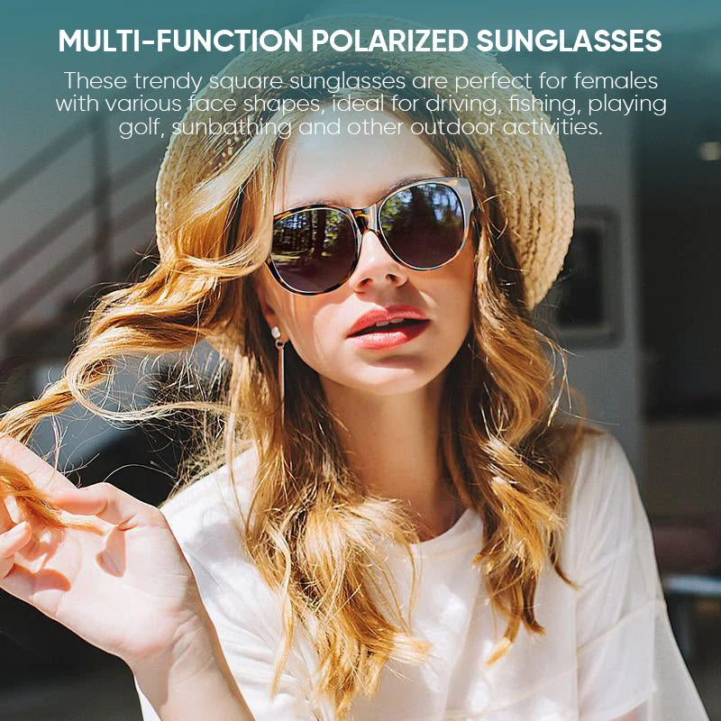 Over-Glasses Sunglasses Polarized UV400 Cat-Eye Frame