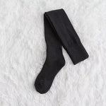 Over-The-Knee Socks Cable Knit Cotton Blend Non-Slip