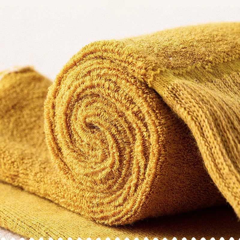 Over-The-Knee Socks Cable Knit Cotton Blend Non-Slip