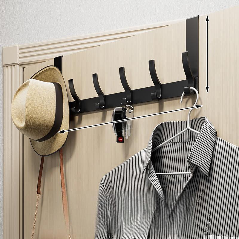 Over-the-Door Coat Rack No-Drill Space-Saving Storage
