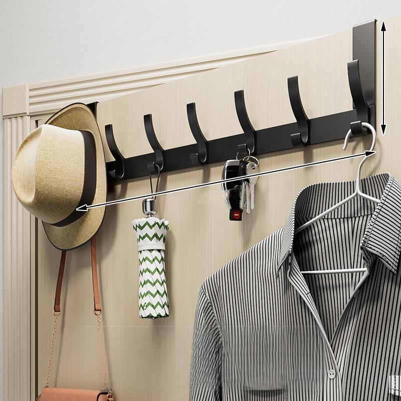 Over-the-Door Coat Rack No-Drill Space-Saving Storage