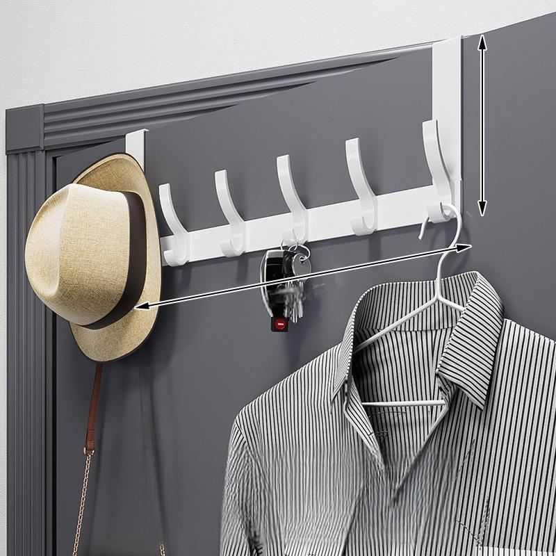 Over-the-Door Coat Rack No-Drill Space-Saving Storage