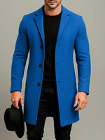Overcoat Mid-Length Fully Lined Button Front