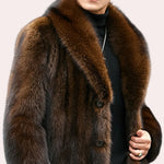 Overcoat Warm Winter Button Closure Spacious Pockets