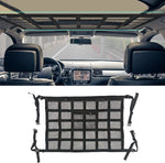 Overhead Cargo Net Double-Layer Mesh Zipper Closure