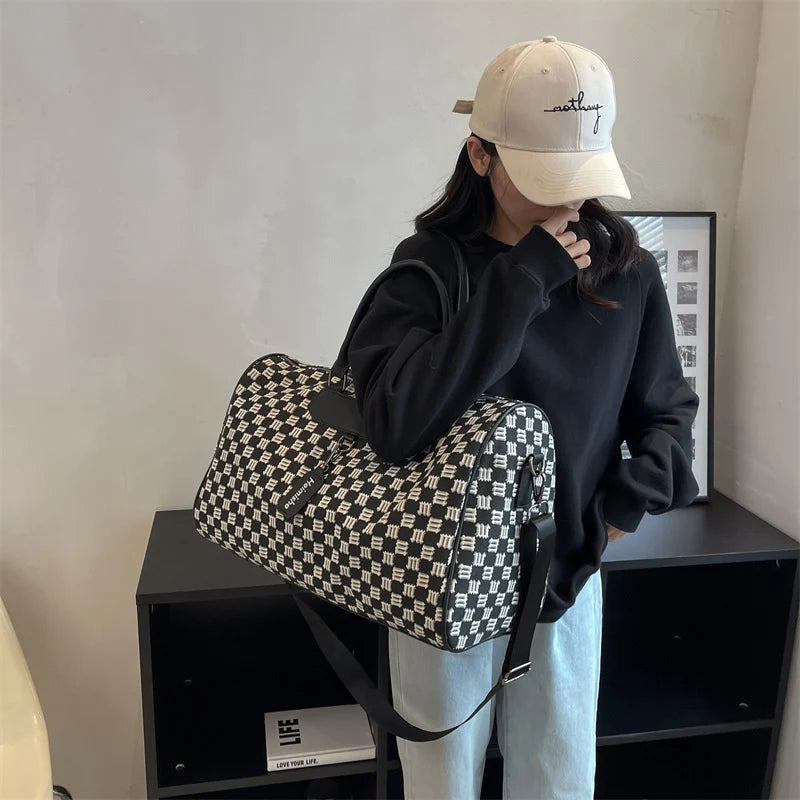 Overnight Bag Spacious Lightweight Durable Fabric