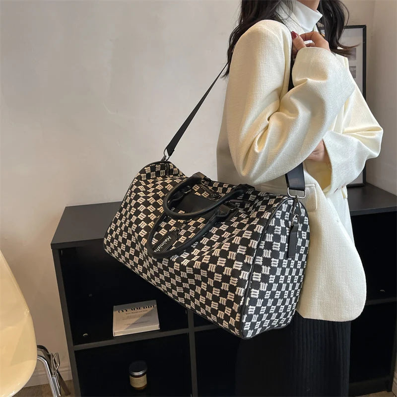 Overnight Bag Spacious Lightweight Durable Fabric