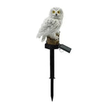 Owl Garden Light Solar Powered IP65 Weather-Resistant Warm White LED