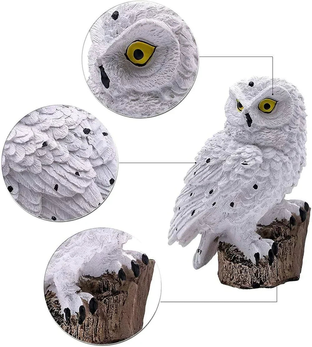 Owl Garden Light Solar-Powered Warm White LED IP65