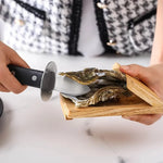 Oyster Shucking Clamp Stainless Steel Blade & Non-Slip Base