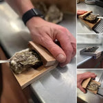 Oyster Shucking Clamp Stainless Steel Blade & Non-Slip Base
