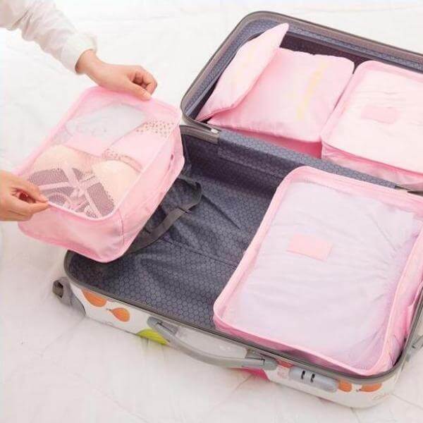 Packing Cube Set 12-Piece Multi-Size Multiple Colours
