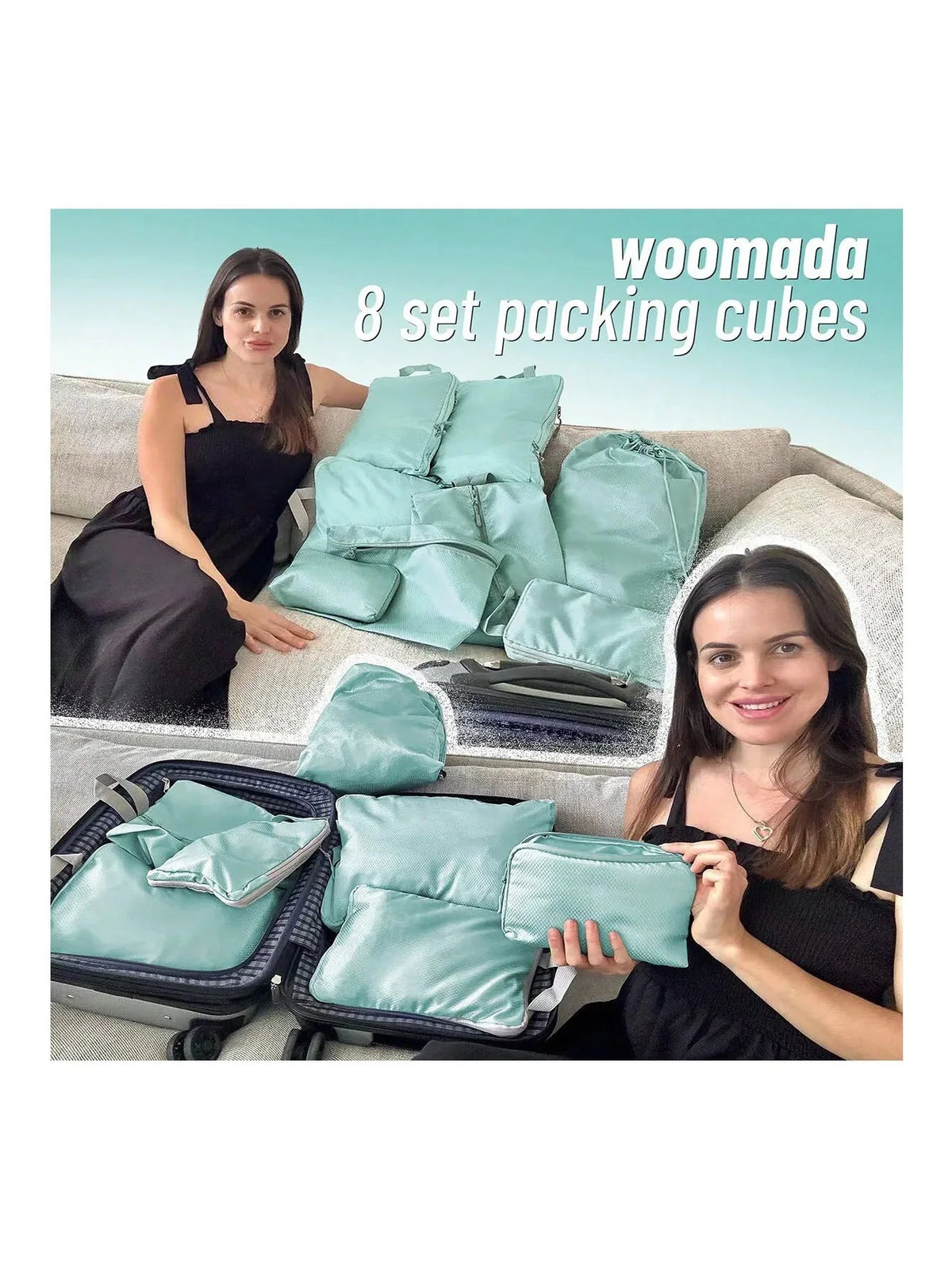 Packing Cubes Compressible Lightweight Set of 8