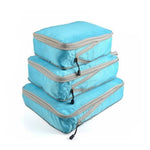Packing Cubes Zippered Compression Waterproof Set of 3