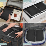 Packing Cubes Zippered Compression Waterproof Set of 3