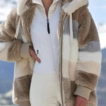 Padded Coat Lamb Wool Padding Double-Layer Faux Fur Lining