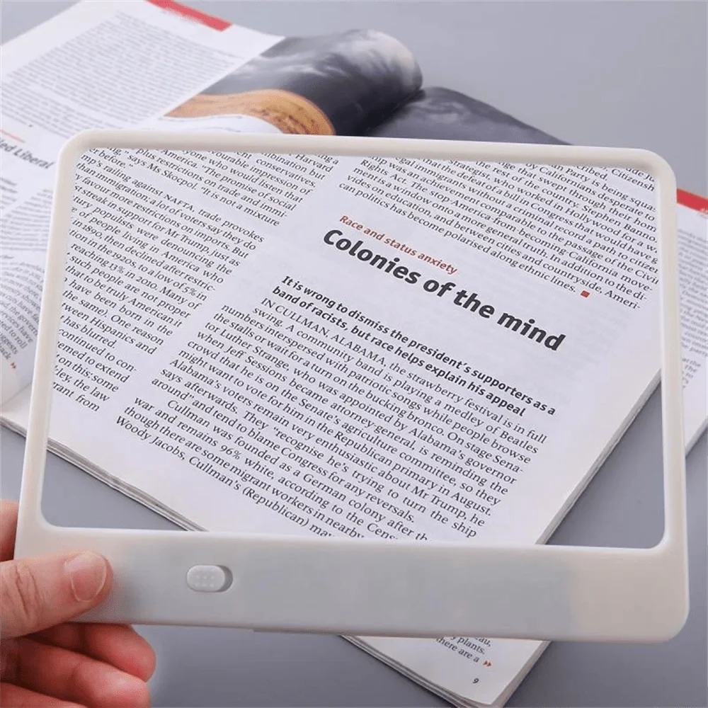 Page Magnifier 3x Magnification With LED Light