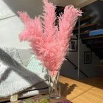 Pampas Grass Stems Artificial Feathery 25.6 Inch