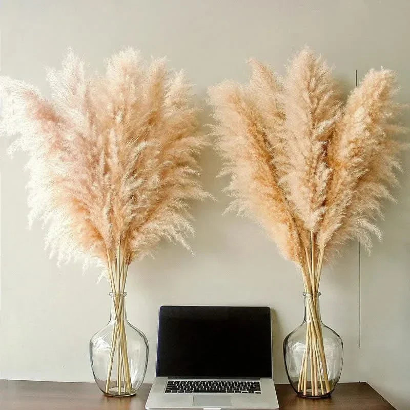 Pampas Grass Stems Artificial Feathery 25.6 Inch