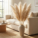 Pampas Grass Stems Artificial Feathery 25.6 Inch