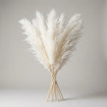 Pampas Grass Stems Artificial Feathery 25.6 Inch