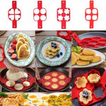 Pancake & Egg Maker Nonstick Silicone Even-Cooking