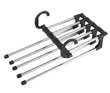 Pants Hanger Adjustable 5-Tier Space-Saving Rack
