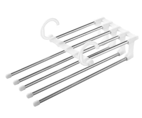 Pants Hanger Adjustable 5-Tier Space-Saving Rack