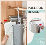Pants Hanger Adjustable 5-Tier Space-Saving Rack