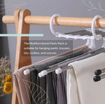 Pants Hanger Adjustable 5-Tier Space-Saving Rack