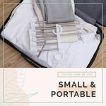 Pants Hanger Rack 5-Tier Space-Saving Adjustable Sliding Rods