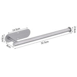 Paper Towel Holder SUS304 Stainless Steel Adhesive or Screw Mounting